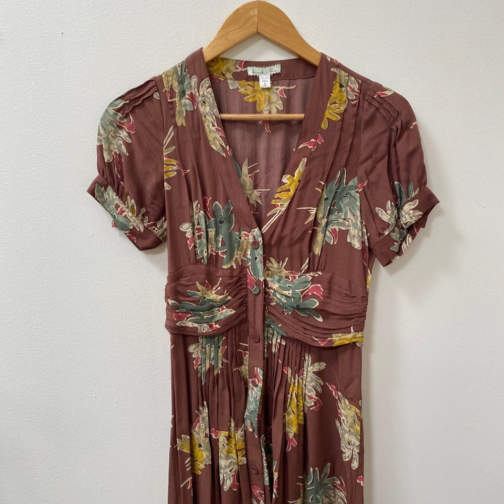 Kimchi & Blue Brown floral Dress